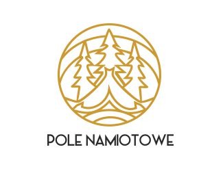 Projekt graficzny logo dla firmy online Pole namiotowe